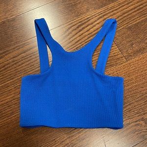 Selling a brand new Zara shirt it is bright blue and a size S.